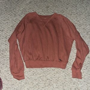 Pink Hollister boyfriend T-shirt, size small